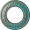 Ekena Millwork Salem Ceiling Medallion (Canopies up to 7 1/8"), 13 1/4"OD x 7 1/8"ID x 7/8"P, Copper Green Patina CM13SACGS - alternate 1
